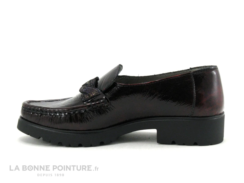 Pedi Girl BADREQUE Bordo Multi - Mocassin Femme Bordeaux 4 Pedi Girl BADREQUE Bordo Multi - Mocassin Femme Bordeaux - Image 3