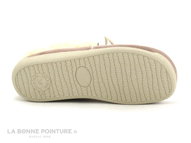 CM Confort Altymar 10139 - Vison - Chausson Fourre Femme Beige 6 CM Confort Altymar 10139 - Vison - Chausson Fourre Femme Beige - Image 4