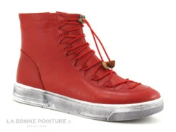 Lily Mood 26-1220 Red - Boots Femme Cuir Rouge - Elastique -Chaussures Pour Femmes cd24607c73b9e66c561f35ea11d5d5ef img 6087.jpg 154774