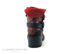 Lily Mood 050 5601 Red Nubuck - Bottine Rouge Hexagones -Chaussures Pour Femmes cd24607c73b9e66c561f35ea11d5d5ef img 6109.jpg 154802