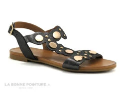 Com Un Point SHETRI Noir - Cercles Dores - Sandale Plate -Chaussures Pour Femmes cd24607c73b9e66c561f35ea11d5d5ef img 6377.jpg 136009