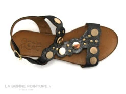 Com Un Point SHETRI Noir - Cercles Dores - Sandale Plate -Chaussures Pour Femmes cd24607c73b9e66c561f35ea11d5d5ef img 6382.jpg 136010