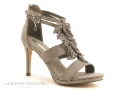 Xti Tentations 32077 Taupe - Feuilles Devant - Sandale Talon Aiguille -Chaussures Pour Femmes cd24607c73b9e66c561f35ea11d5d5ef img 6407.jpg 136117