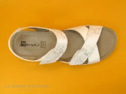 Morans MEFFET Blanc Argent - Nu-pieds Femme Avec Brides A Scratch -Chaussures Pour Femmes cd24607c73b9e66c561f35ea11d5d5ef img 6432.jpg 181738