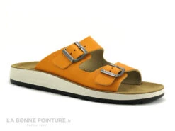 Fly Flot FREIN Orange - Mule Anatomique Femme - Brides Reglables