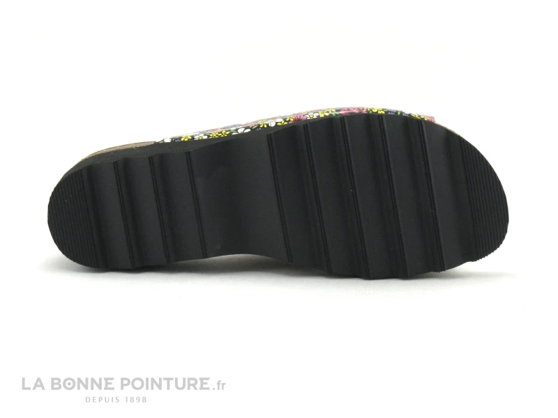 Artika GADIN Margy Yellow - Fleurs Multicolores - Mule Confort F 8 Artika GADIN Margy Yellow - Fleurs Multicolores - Mule Confort F – Image 6