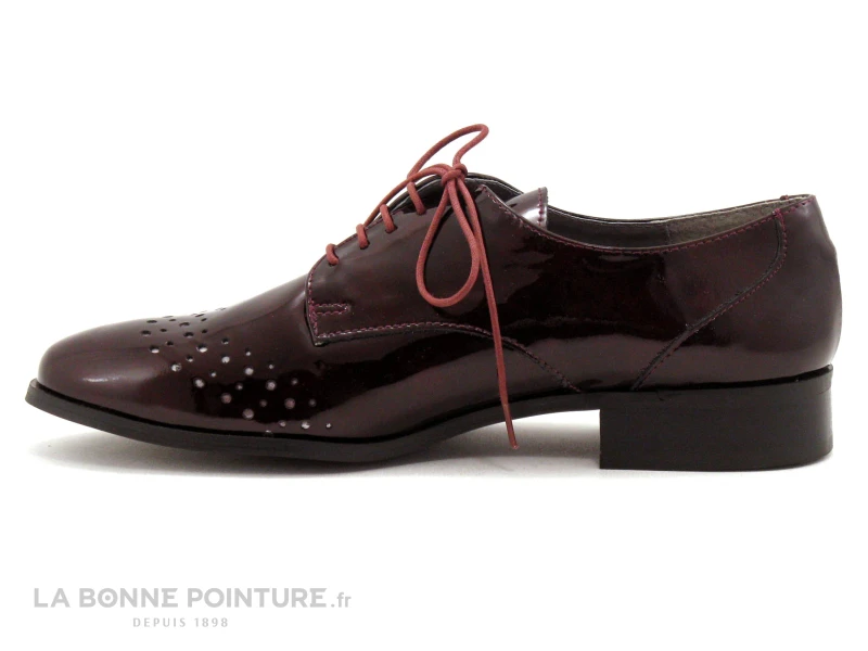 Folies VIANA Bordeaux - Chaussure Derby Femme 5 Folies VIANA Bordeaux - Chaussure Derby Femme - Image 3