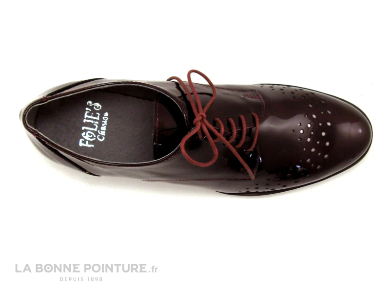 Folies VIANA Bordeaux - Chaussure Derby Femme 8 Folies VIANA Bordeaux - Chaussure Derby Femme - Image 6