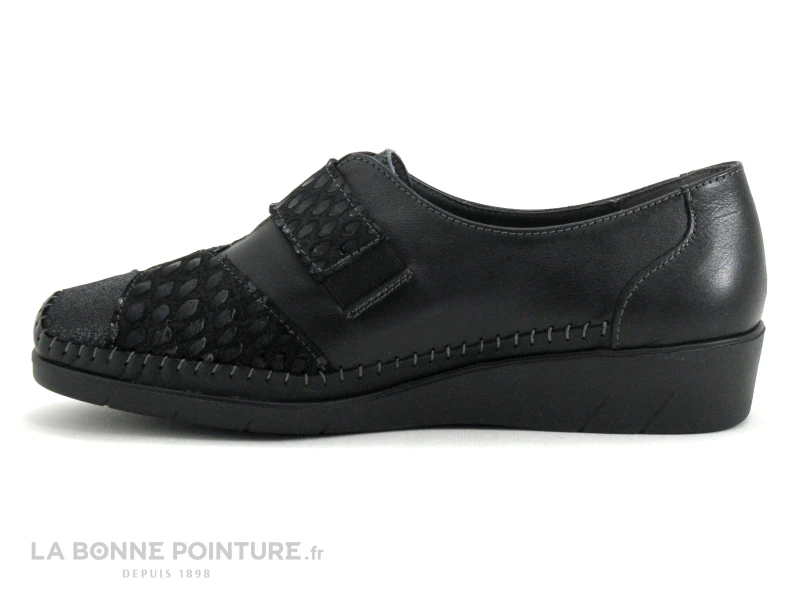3 Points De Suspension KIAPUR 18382 Noir - Chaussure Velcro 5 3 Points De Suspension KIAPUR 18382 Noir - Chaussure Velcro - Image 3