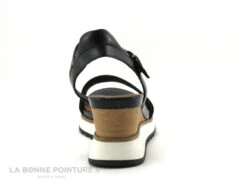 Tamaris 1-28015-26 001 Black - Sandale Noire Talon Haut Compense -Chaussures Pour Femmes cd24607c73b9e66c561f35ea11d5d5ef img 6753.jpg 155531