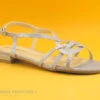 The Divine Factory J3684 Argent - Sandale Femme -Chaussures Pour Femmes cd24607c73b9e66c561f35ea11d5d5ef img 6902.jpg 136663