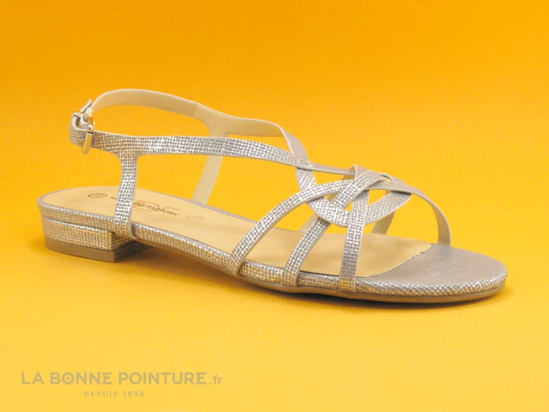 The Divine Factory J3684 Argent - Sandale Femme 3 The Divine Factory J3684 Argent - Sandale Femme