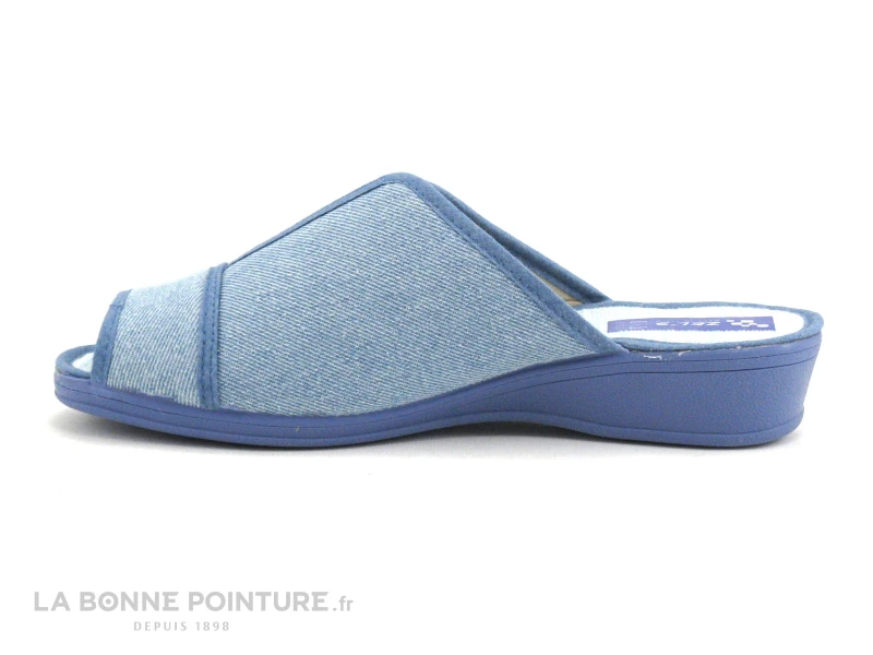 Zels 9240 Jeans - Pantoufle Mule Femme Bleu Ciel 4 Zels 9240 Jeans - Pantoufle Mule Femme Bleu Ciel - Image 2