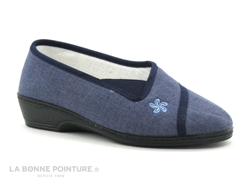 RYB - 104 D55 - Bleu Jeans - Chausson Femme 3 RYB - 104 D55 - Bleu Jeans - Chausson Femme