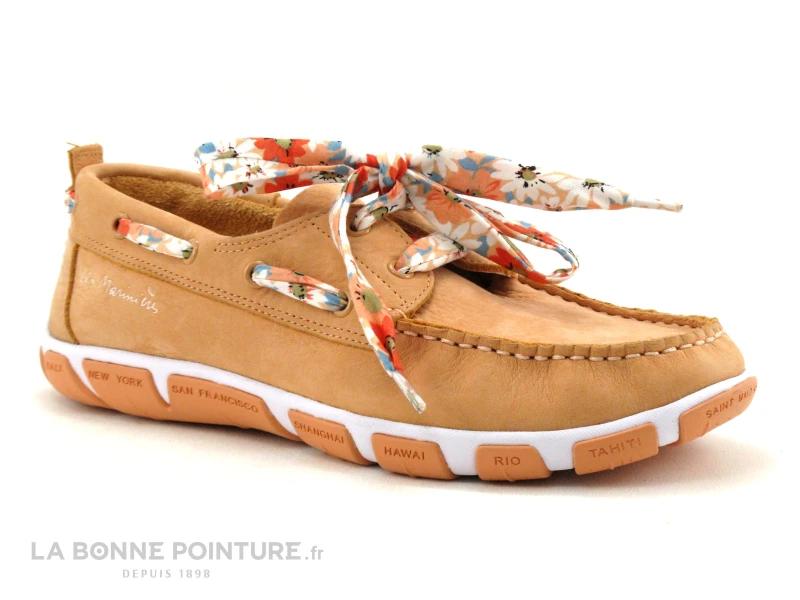 TBS JANAELE H7696 - Chaussure Bateau Femme Nubuck Abricot 3 TBS JANAELE H7696 - Chaussure Bateau Femme Nubuck Abricot