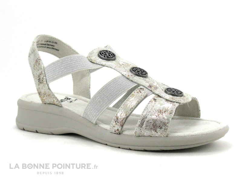 Jana 8-28165-20 Grey Flower - Sandale Confort Femme 3 Jana 8-28165-20 Grey Flower - Sandale Confort Femme