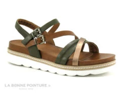 Marco Tozzi 2-28415-20 Khaki Comb - Nu-pieds Kaki Femme 12 Marco Tozzi 2-28415-20 Khaki Comb - Nu-pieds Kaki Femme -Chaussures Pour Femmes cd24607c73b9e66c561f35ea11d5d5ef img 7446.jpg 180407