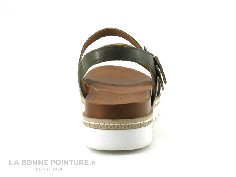 Marco Tozzi 2-28415-20 Khaki Comb - Nu-pieds Kaki Femme 6 Marco Tozzi 2-28415-20 Khaki Comb - Nu-pieds Kaki Femme – Image 4