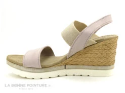 Marco Tozzi 2-28005-20 - Sandale Rose - Talon Compense -Chaussures Pour Femmes cd24607c73b9e66c561f35ea11d5d5ef img 7453.jpg 180410