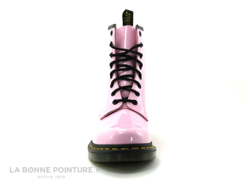 Dr. Martens Dr Martens PASCAL Pale Pink Patent Lamper - 26425322 - Bottine Rose 4 Dr. Martens Dr Martens PASCAL Pale Pink Patent Lamper - 26425322 - Bottine Rose - Image 2