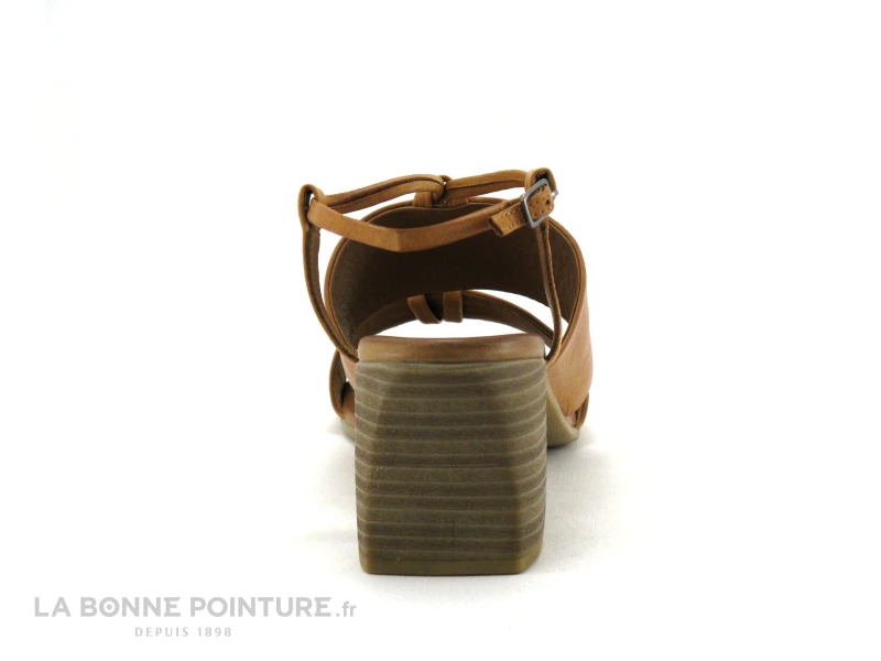 Metamorf Ose NAREUX Camel - Sandale Marron - Talon Haut Epais 6 Metamorf Ose NAREUX Camel - Sandale Marron - Talon Haut Epais – Image 4
