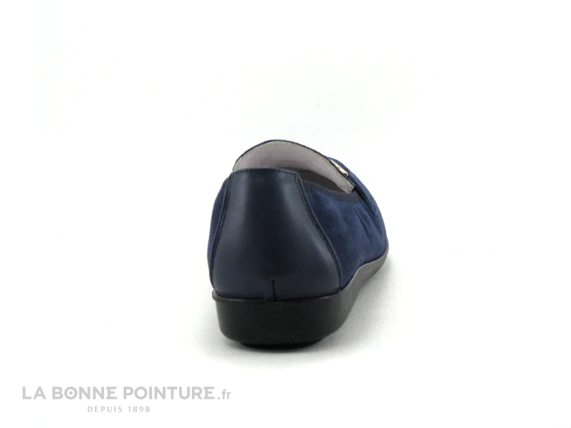 Inea POL Velours Marine - Mocassin Souple Femme - Cuir Bleu Marine 6 Inea POL Velours Marine - Mocassin Souple Femme - Cuir Bleu Marine - Image 4