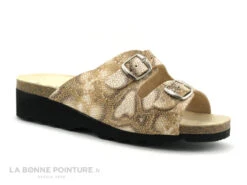 Artika Soft GADIN Crotalia - Mule Confort Beige Reptile