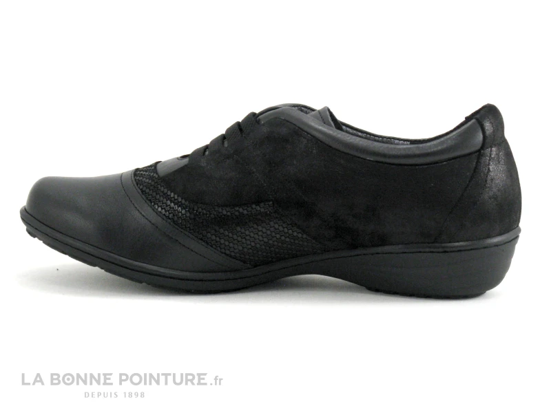 Geo Reino INBABE Noir - Argent - Chaussure Basse Femme 5 Geo Reino INBABE Noir - Argent - Chaussure Basse Femme - Image 3
