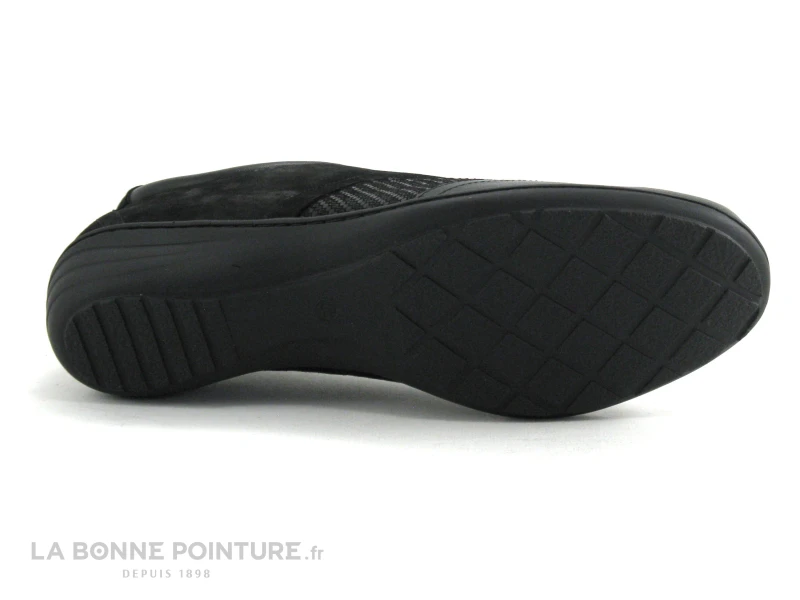 Geo Reino INBABE Noir - Argent - Chaussure Basse Femme 9 Geo Reino INBABE Noir - Argent - Chaussure Basse Femme - Image 7