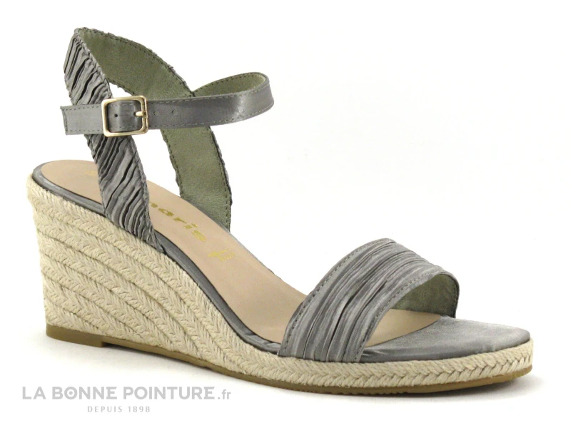 Tamaris 1-28360-28 Emerald Pleats - Nu-pieds Talon Compense 3 Tamaris 1-28360-28 Emerald Pleats - Nu-pieds Talon Compense