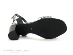 DE CI De La - VULPIN - Noir Blanc Croco - Sandale Talon Haut -Chaussures Pour Femmes cd24607c73b9e66c561f35ea11d5d5ef img 8344.jpg 158066