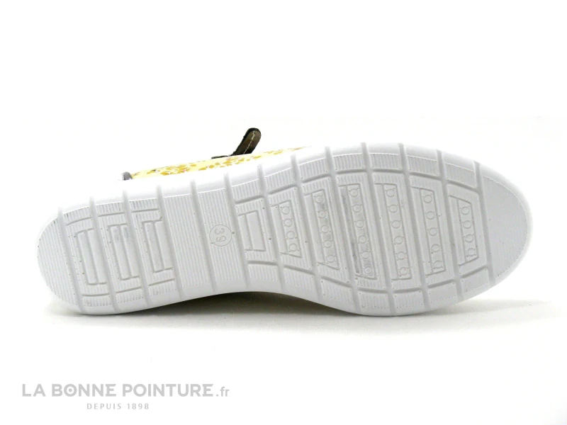 Inea FARFADET Blanc Jaune - Basket Femme Lacet Et Zip 9 Inea FARFADET Blanc Jaune - Basket Femme Lacet Et Zip - Image 7