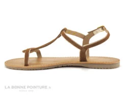 Tropeziennes HABUC Tan - 23198 - Sandale Plate Bride Salome -Chaussures Pour Femmes cd24607c73b9e66c561f35ea11d5d5ef img 8427.jpg 158170