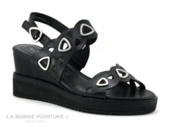 Tamaris 1-28331-26 001 Black - Sandale Noire Talon Compense -Chaussures Pour Femmes cd24607c73b9e66c561f35ea11d5d5ef img 8440.jpg 158191