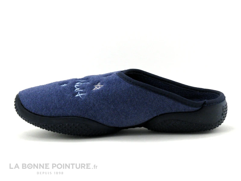 Airplum BONUIT Marine - Pantoufle Femme - Bonne Nuit 4 Airplum BONUIT Marine - Pantoufle Femme - Bonne Nuit - Image 2