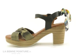 Good Step 3114-L46 Dromix Kaki - Foulard - Sandale Talon Haut -Chaussures Pour Femmes cd24607c73b9e66c561f35ea11d5d5ef img 8501.jpg 169825