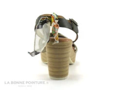 Good Step 3114-L46 Dromix Kaki - Foulard - Sandale Talon Haut -Chaussures Pour Femmes cd24607c73b9e66c561f35ea11d5d5ef img 8502.jpg 169822