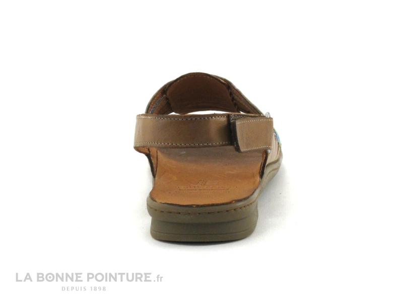 Karyoka ROSE - Cuir - Multicolore - Sandale Femme 6 Karyoka ROSE - Cuir - Multicolore - Sandale Femme - Image 4