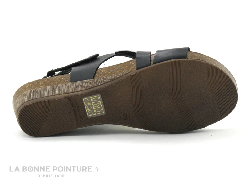 Xapatan 1062 Noir - Nu-pieds Femme - Talon Compense 8 Xapatan 1062 Noir - Nu-pieds Femme - Talon Compense - Image 6