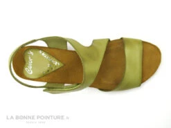 Xapatan 1088 Pistache - Sandale Femme Cuir Vert - Petit Talon -Chaussures Pour Femmes cd24607c73b9e66c561f35ea11d5d5ef img 8588.jpg 158387