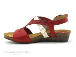 Xapatan 1528 Rojo - Sandale Femme Cuir Rouge -Chaussures Pour Femmes cd24607c73b9e66c561f35ea11d5d5ef img 8595.jpg 158393