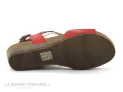 Xapatan 1528 Rojo - Sandale Femme Cuir Rouge -Chaussures Pour Femmes cd24607c73b9e66c561f35ea11d5d5ef img 8596.jpg 158389