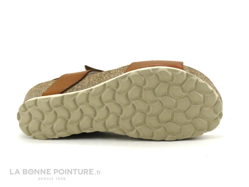 Jordana 2985 Marron - 2 Velcros - Sandale Talon Compense 8 Jordana 2985 Marron - 2 Velcros - Sandale Talon Compense - Image 6