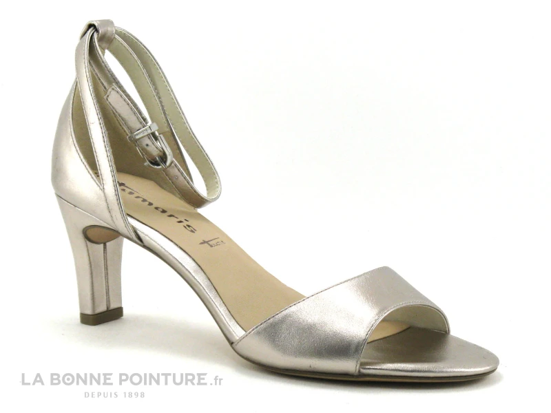 Tamaris 1-28327-28 Rosegold - Sandale Rose Metal - Talon Haut 7 Tamaris 1-28327-28 Rosegold - Sandale Rose Metal - Talon Haut - Image 5
