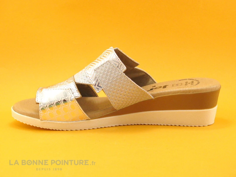 Jordana 2769 Argent - Mule Femme - Talon Compense 5 Jordana 2769 Argent - Mule Femme - Talon Compense - Image 3