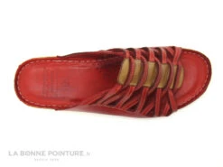 Karyoka DADOU Rouge - Mule Compensee Femme -Chaussures Pour Femmes cd24607c73b9e66c561f35ea11d5d5ef img 9357.jpg 159117