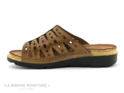 Karyoka IBOU Marron - Mule Femme Cuir Marron -Chaussures Pour Femmes cd24607c73b9e66c561f35ea11d5d5ef img 9360.jpg 159121