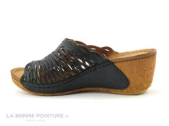 Karyoka GENI Noir - Mule Talon Compense Cuir Noir -Chaussures Pour Femmes cd24607c73b9e66c561f35ea11d5d5ef img 9372.jpg 159133