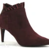 The Divine Factory QL3812 Bordeaux - Fronces - Bottine Talon Aiguille -Chaussures Pour Femmes cd24607c73b9e66c561f35ea11d5d5ef img 9438.jpg 142273