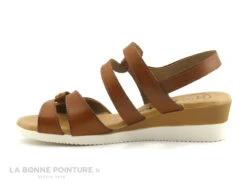 Jordana 681 Cuero - Sandale Marron - 2 Brides Velcro - Compense -Chaussures Pour Femmes cd24607c73b9e66c561f35ea11d5d5ef img 9445.jpg 159221